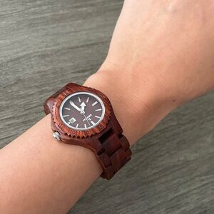Sentai Natural Wood Watch with Adjustable Length